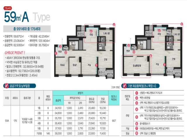 평택 브레인시티 한신더휴 모델하우스 59A